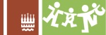 Børnehusene team høngs bomærke illustrerer mennesker og kommunens logo